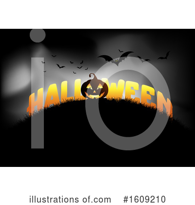 Royalty-Free (RF) Halloween Clipart Illustration by KJ Pargeter - Stock Sample #1609210