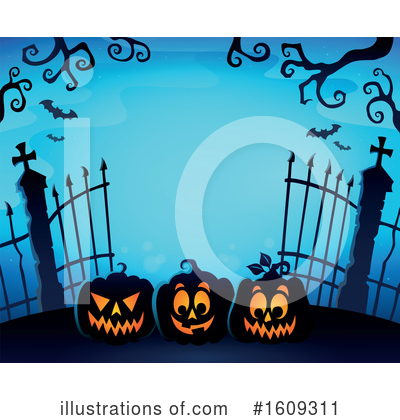 Royalty-Free (RF) Halloween Clipart Illustration by visekart - Stock Sample #1609311
