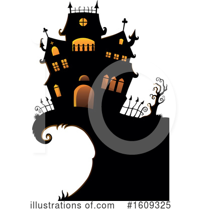 Haunted House Clipart #1609325 by visekart