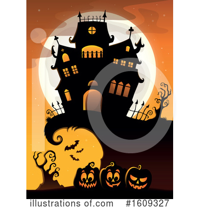 Royalty-Free (RF) Halloween Clipart Illustration by visekart - Stock Sample #1609327