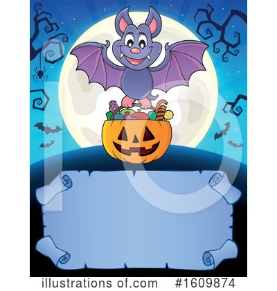 Royalty-Free (RF) Halloween Clipart Illustration by visekart - Stock Sample #1609874