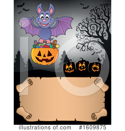 Royalty-Free (RF) Halloween Clipart Illustration by visekart - Stock Sample #1609875