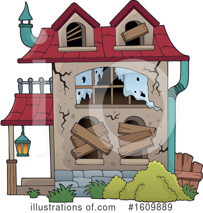 Houses Clipart #1609889 by visekart