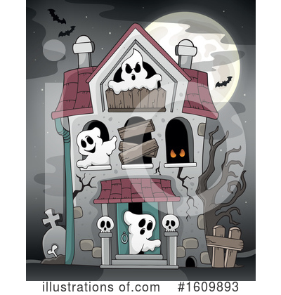 Royalty-Free (RF) Halloween Clipart Illustration by visekart - Stock Sample #1609893