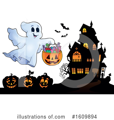 Royalty-Free (RF) Halloween Clipart Illustration by visekart - Stock Sample #1609894