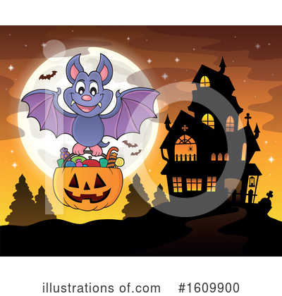 Royalty-Free (RF) Halloween Clipart Illustration by visekart - Stock Sample #1609900