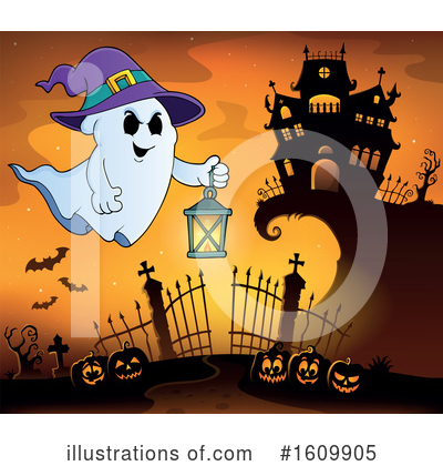 Royalty-Free (RF) Halloween Clipart Illustration by visekart - Stock Sample #1609905