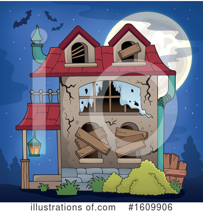 Royalty-Free (RF) Halloween Clipart Illustration by visekart - Stock Sample #1609906