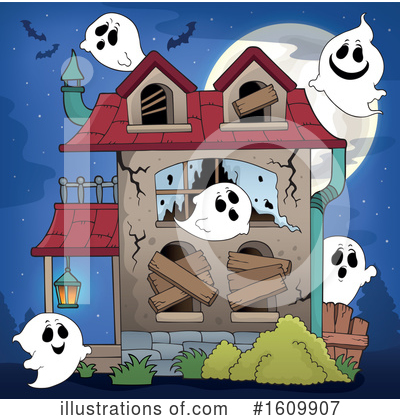 Royalty-Free (RF) Halloween Clipart Illustration by visekart - Stock Sample #1609907