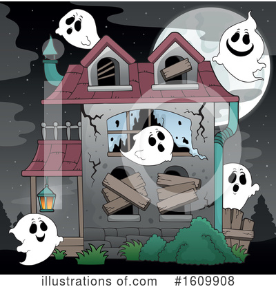 Royalty-Free (RF) Halloween Clipart Illustration by visekart - Stock Sample #1609908