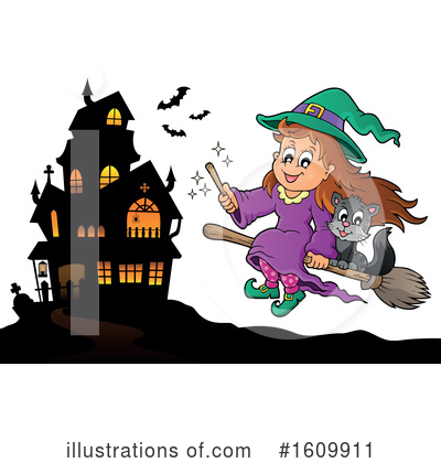 Royalty-Free (RF) Halloween Clipart Illustration by visekart - Stock Sample #1609911