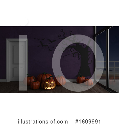 Royalty-Free (RF) Halloween Clipart Illustration by KJ Pargeter - Stock Sample #1609991