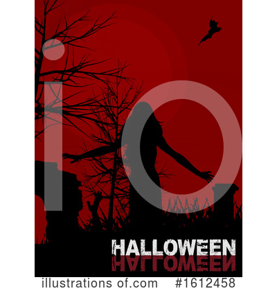 Royalty-Free (RF) Halloween Clipart Illustration by elaineitalia - Stock Sample #1612458