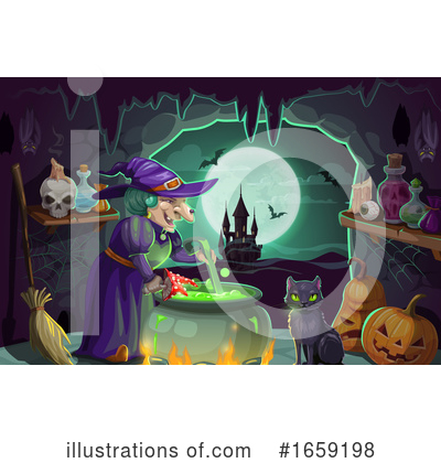 Royalty-Free (RF) Halloween Clipart Illustration by Vector Tradition SM - Stock Sample #1659198
