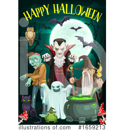 Royalty-Free (RF) Halloween Clipart Illustration by Vector Tradition SM - Stock Sample #1659213
