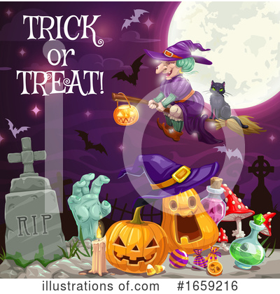 Royalty-Free (RF) Halloween Clipart Illustration by Vector Tradition SM - Stock Sample #1659216