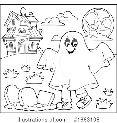 Royalty-Free (RF) Halloween Clipart Illustration by visekart - Stock Sample #1663108