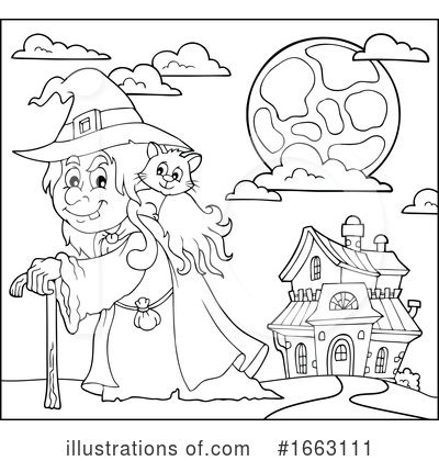 Royalty-Free (RF) Halloween Clipart Illustration by visekart - Stock Sample #1663111