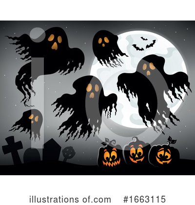 Royalty-Free (RF) Halloween Clipart Illustration by visekart - Stock Sample #1663115