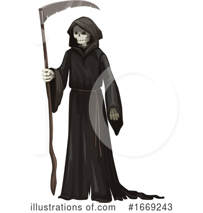 Grim Reaper Clipart #1669243 by Vector Tradition SM