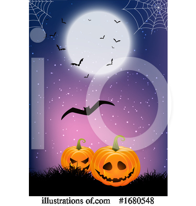Royalty-Free (RF) Halloween Clipart Illustration by KJ Pargeter - Stock Sample #1680548