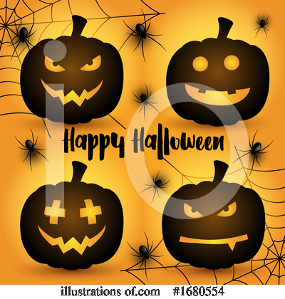 Royalty-Free (RF) Halloween Clipart Illustration by KJ Pargeter - Stock Sample #1680554