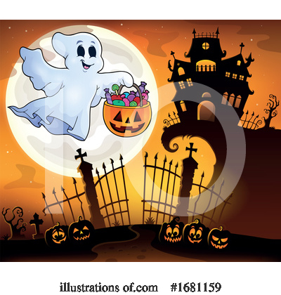 Haunted House Clipart #1681159 by visekart