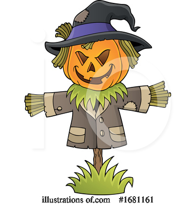 Royalty-Free (RF) Halloween Clipart Illustration by visekart - Stock Sample #1681161