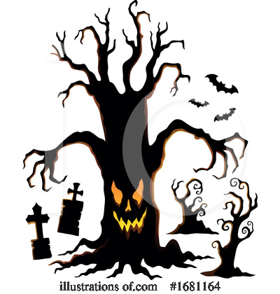 Royalty-Free (RF) Halloween Clipart Illustration by visekart - Stock Sample #1681164
