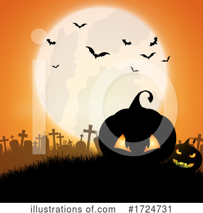 Royalty-Free (RF) Halloween Clipart Illustration by KJ Pargeter - Stock Sample #1724731
