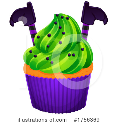 Cupcake Clipart #1756369 by Vector Tradition SM