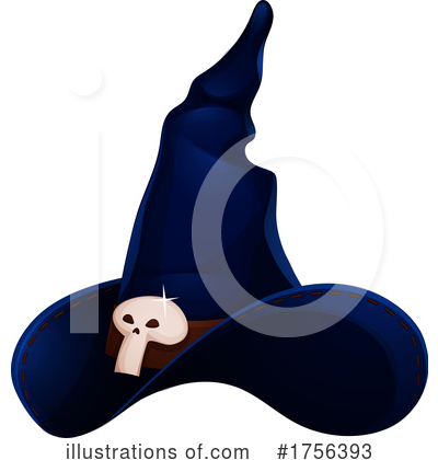 Witch Hat Clipart #1756393 by Vector Tradition SM