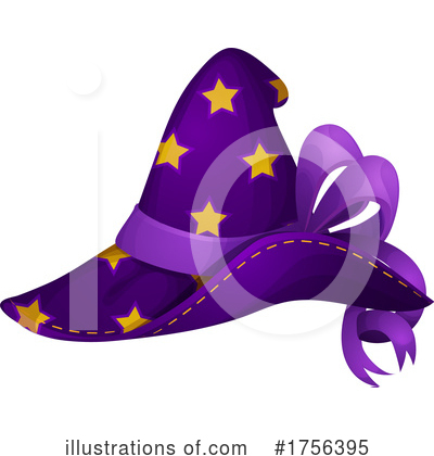 Witch Hat Clipart #1756395 by Vector Tradition SM