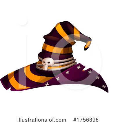 Witch Hat Clipart #1756396 by Vector Tradition SM