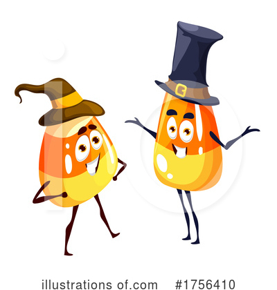 Candy Corn Clipart #1756410 by Vector Tradition SM