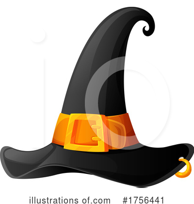 Witch Hat Clipart #1756441 by Vector Tradition SM