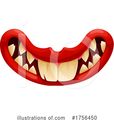 Monster Mouth Clipart #1756450 by Vector Tradition SM