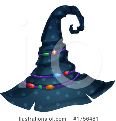 Witch Hat Clipart #1756481 by Vector Tradition SM