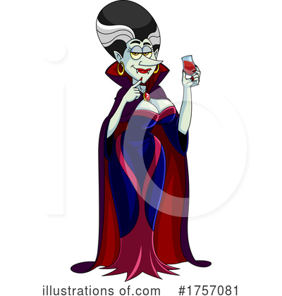 Vampire Clipart #1757081 by Hit Toon