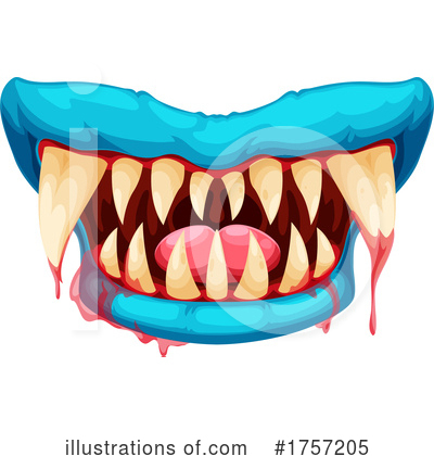 Monster Mouth Clipart #1757205 by Vector Tradition SM