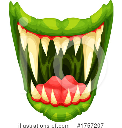 Monster Mouth Clipart #1757207 by Vector Tradition SM