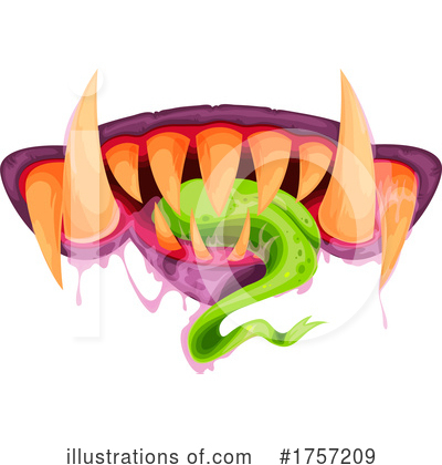 Monster Mouth Clipart #1757209 by Vector Tradition SM