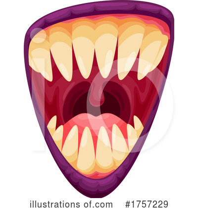 Monster Mouth Clipart #1757229 by Vector Tradition SM