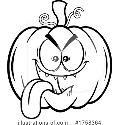 Royalty-Free (RF) Halloween Clipart Illustration by Hit Toon - Stock Sample #1758364