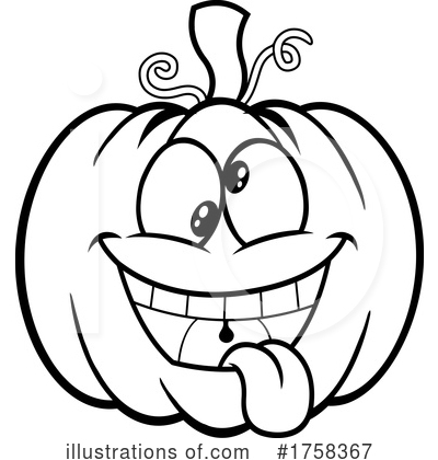 Royalty-Free (RF) Halloween Clipart Illustration by Hit Toon - Stock Sample #1758367