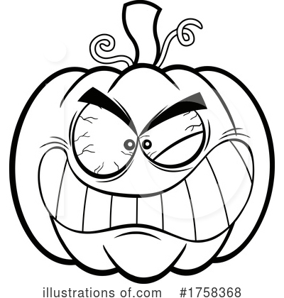 Royalty-Free (RF) Halloween Clipart Illustration by Hit Toon - Stock Sample #1758368