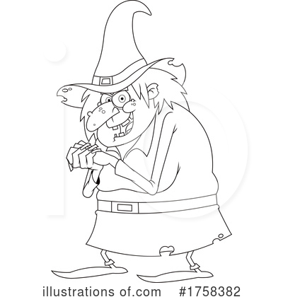 Royalty-Free (RF) Halloween Clipart Illustration by Hit Toon - Stock Sample #1758382