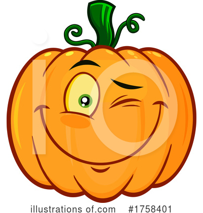 Pumpkin Clipart #1758401 by Hit Toon