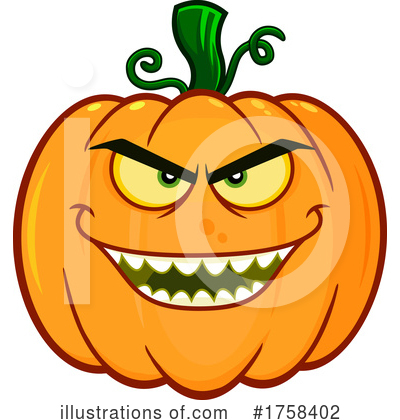 Royalty-Free (RF) Halloween Clipart Illustration by Hit Toon - Stock Sample #1758402