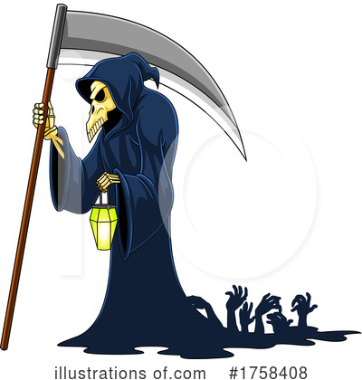 Royalty-Free (RF) Halloween Clipart Illustration by Hit Toon - Stock Sample #1758408